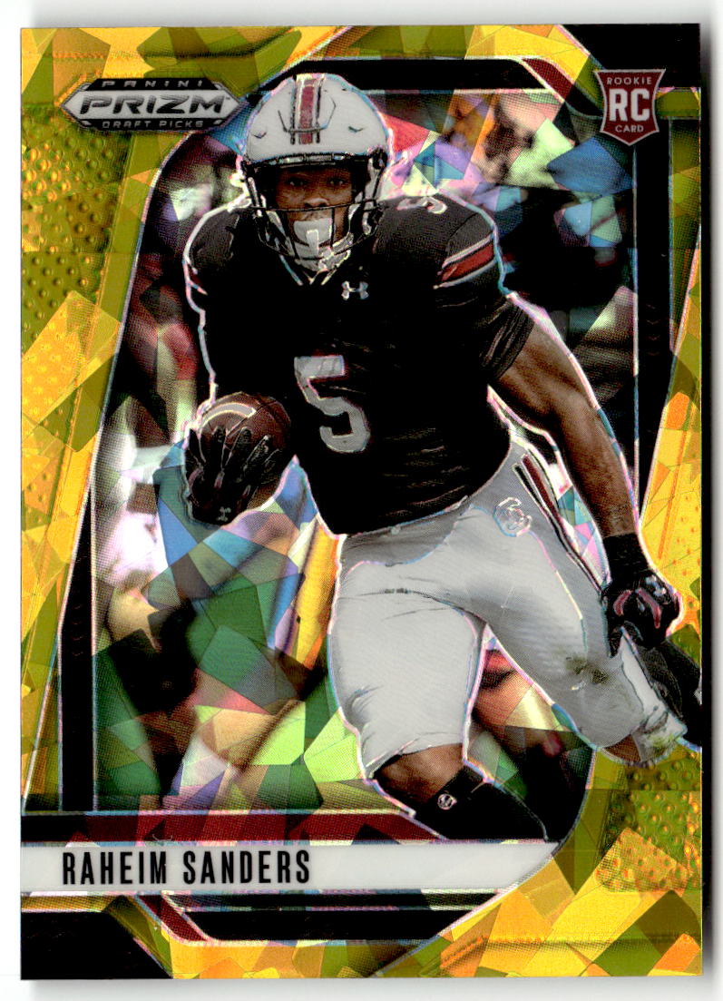 2025 Panini Prizm Draft Picks Raheim Sanders [Gold Ice] #113 front