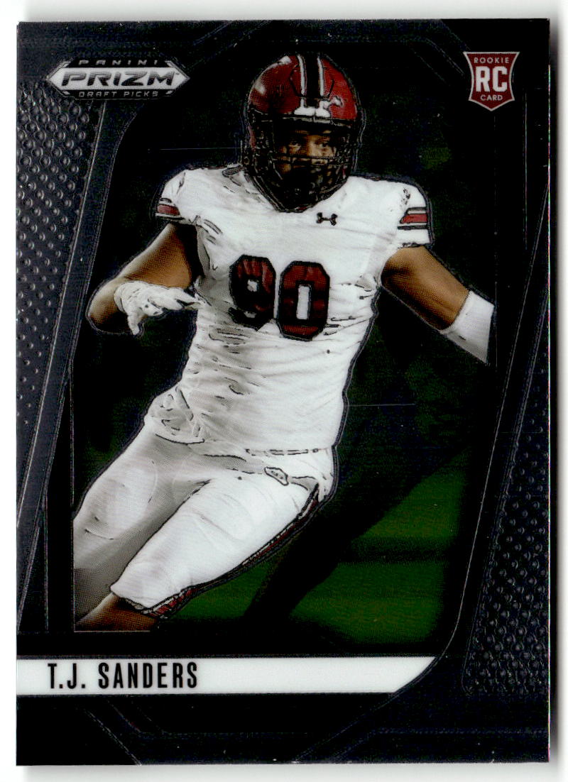 2025 Panini Prizm Draft Picks T.J. Sanders #112 (RC) front