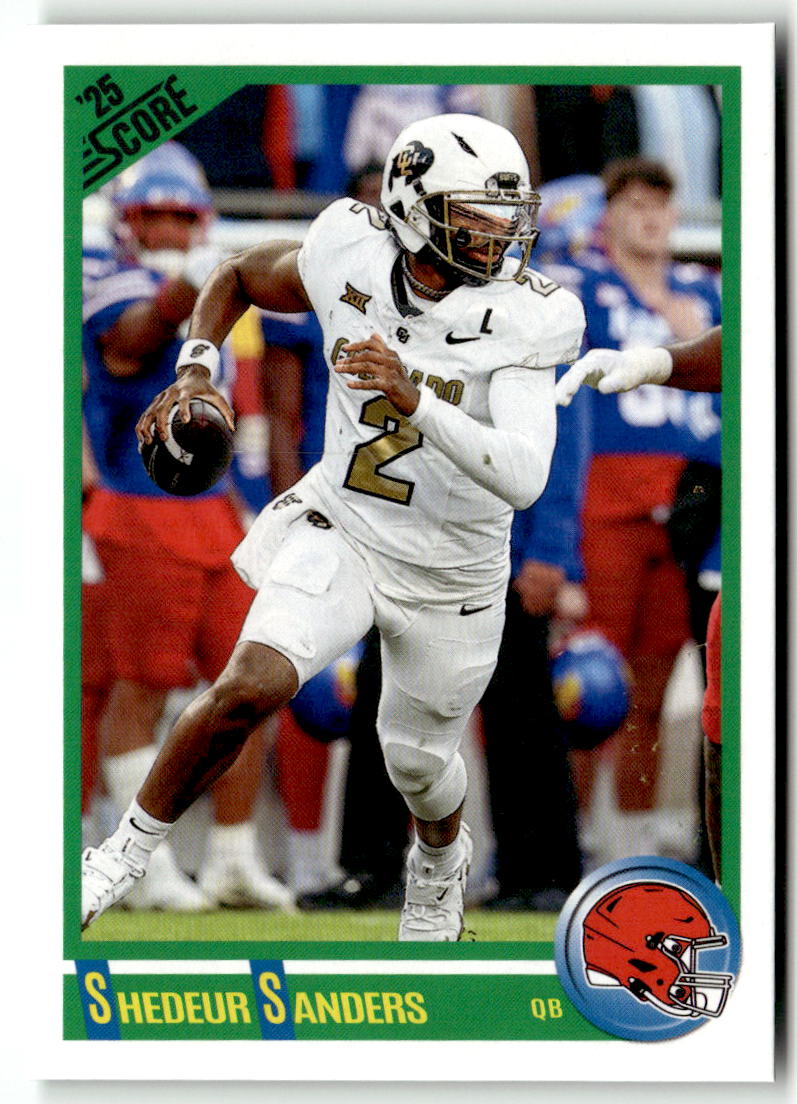 2025 Panini Score Anniversary Rookie Shedeur Sanders #2 (RC) front