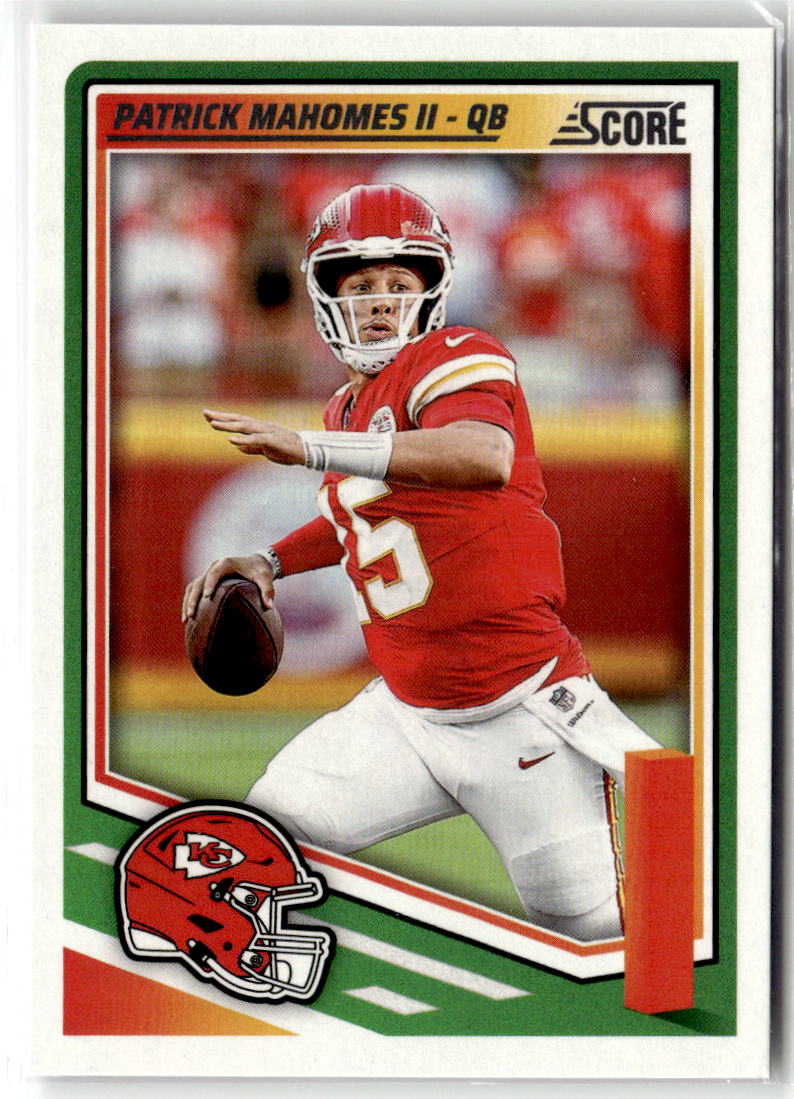 2025 Panini Score Patrick Mahomes II #100 front