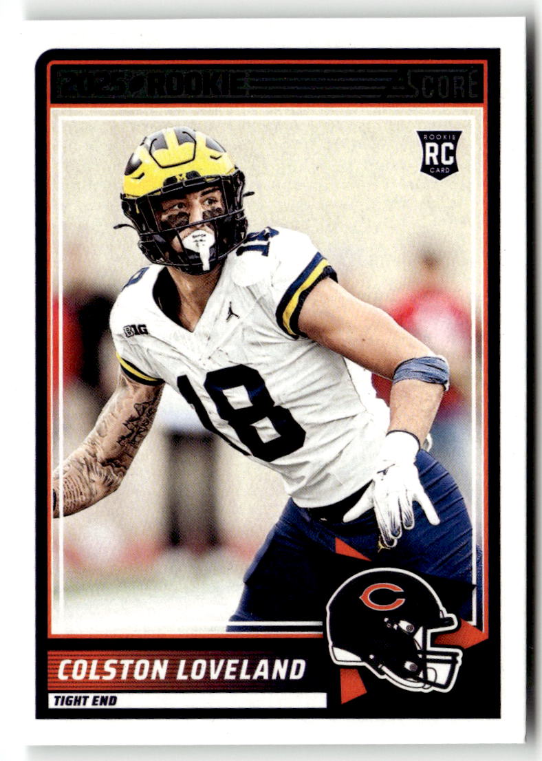 2025 Panini Score Rookie Colston Loveland #31 (RC) front