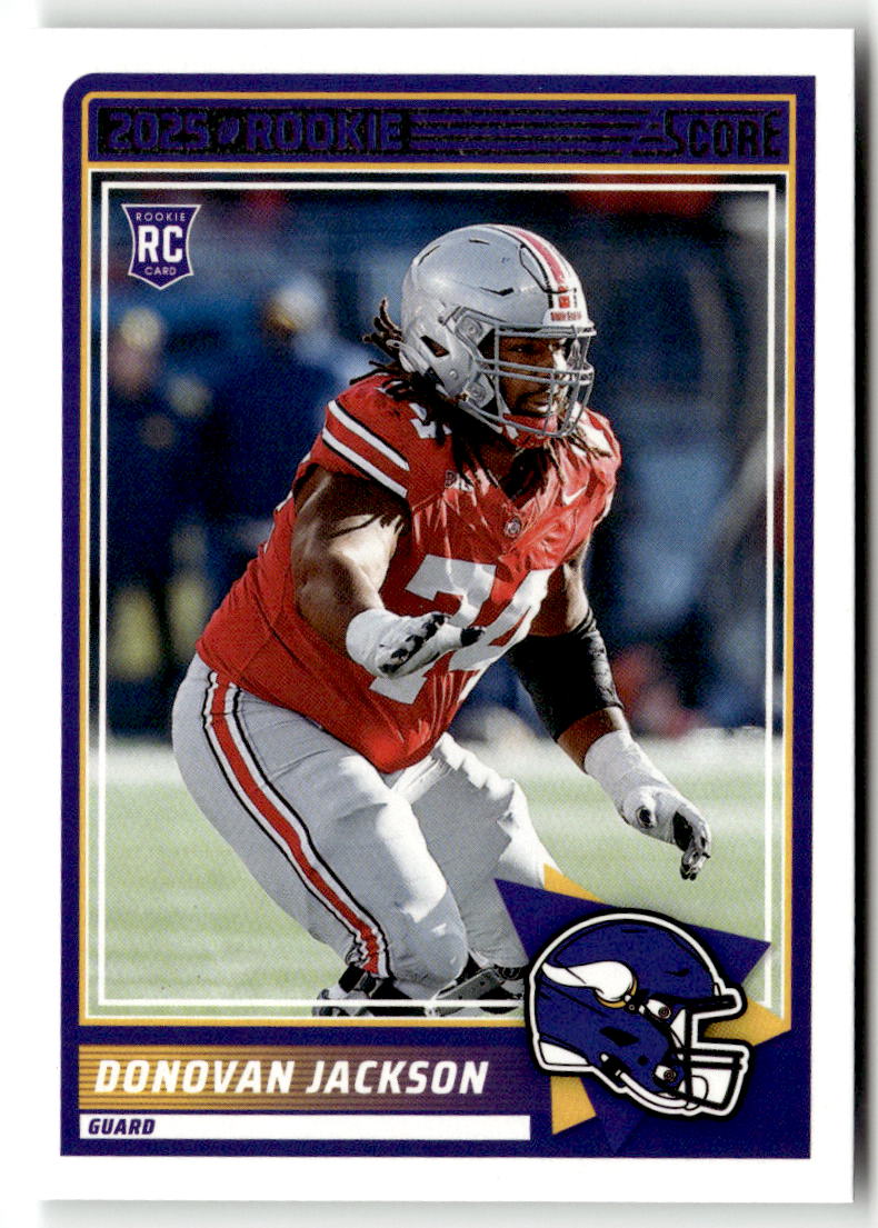 2025 Panini Score Rookie Donovan Jackson #90 (RC) front