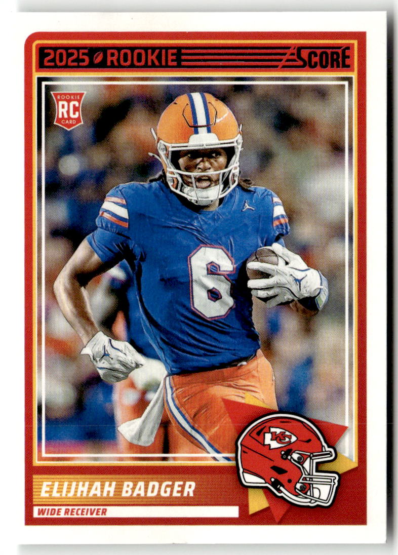 2025 Panini Score Rookie Elijhah Badger #69 (RC) front