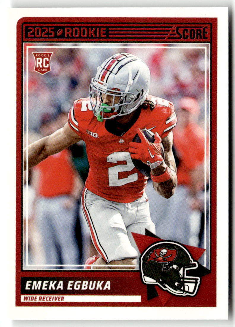 2025 Panini Score Rookie Emeka Egbuka #2 (RC) front