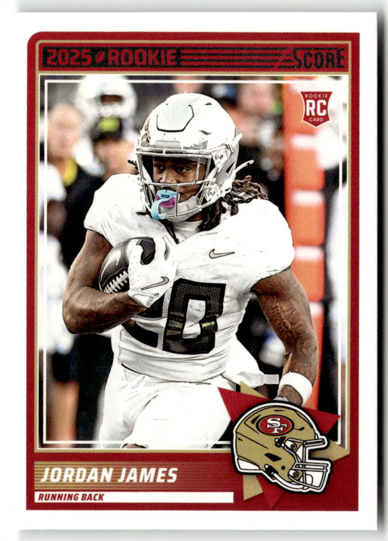 2025 Panini Score Rookie Jordan James #47 (RC) front