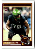 2025 Panini Score Rookie Josh Conerly Jr. #100 (RC) front