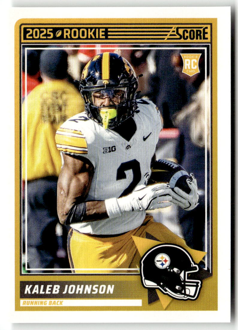 2025 Panini Score Rookie Kaleb Johnson #12 (RC) front