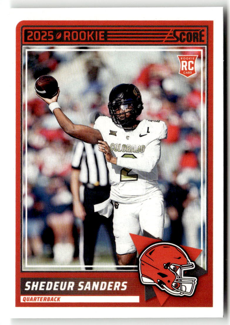 2025 Panini Score Rookie Shedeur Sanders #15 (RC) front