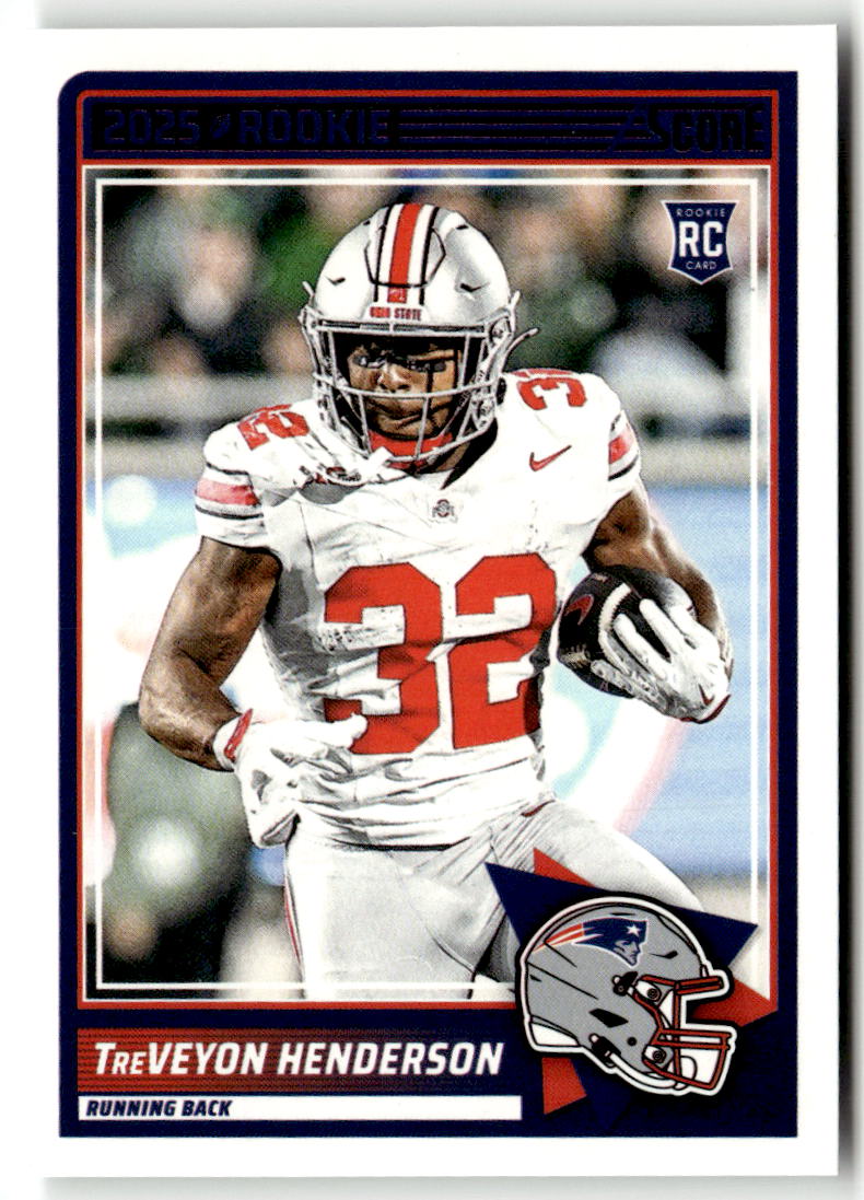 2025 Panini Score Rookie TreVeyon Henderson #59 (RC) front