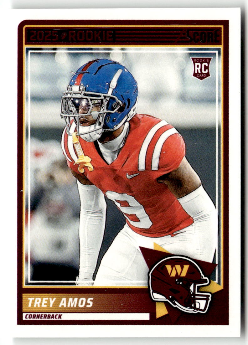 2025 Panini Score Rookie Trey Amos #92 front