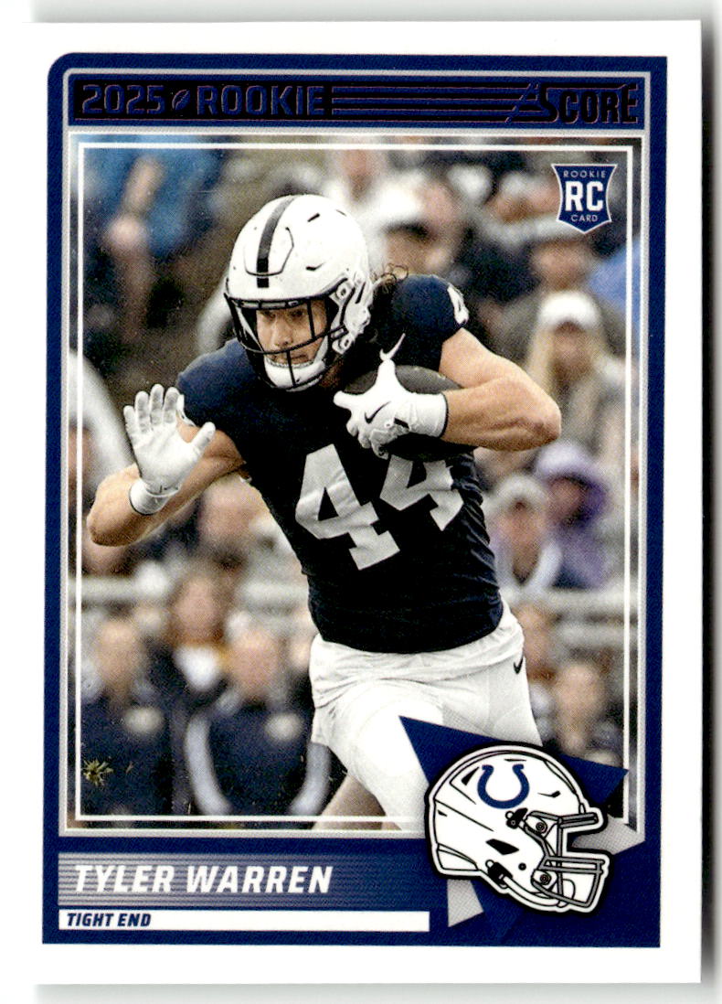 2025 Panini Score Rookie Tyler Warren #21 (RC) front