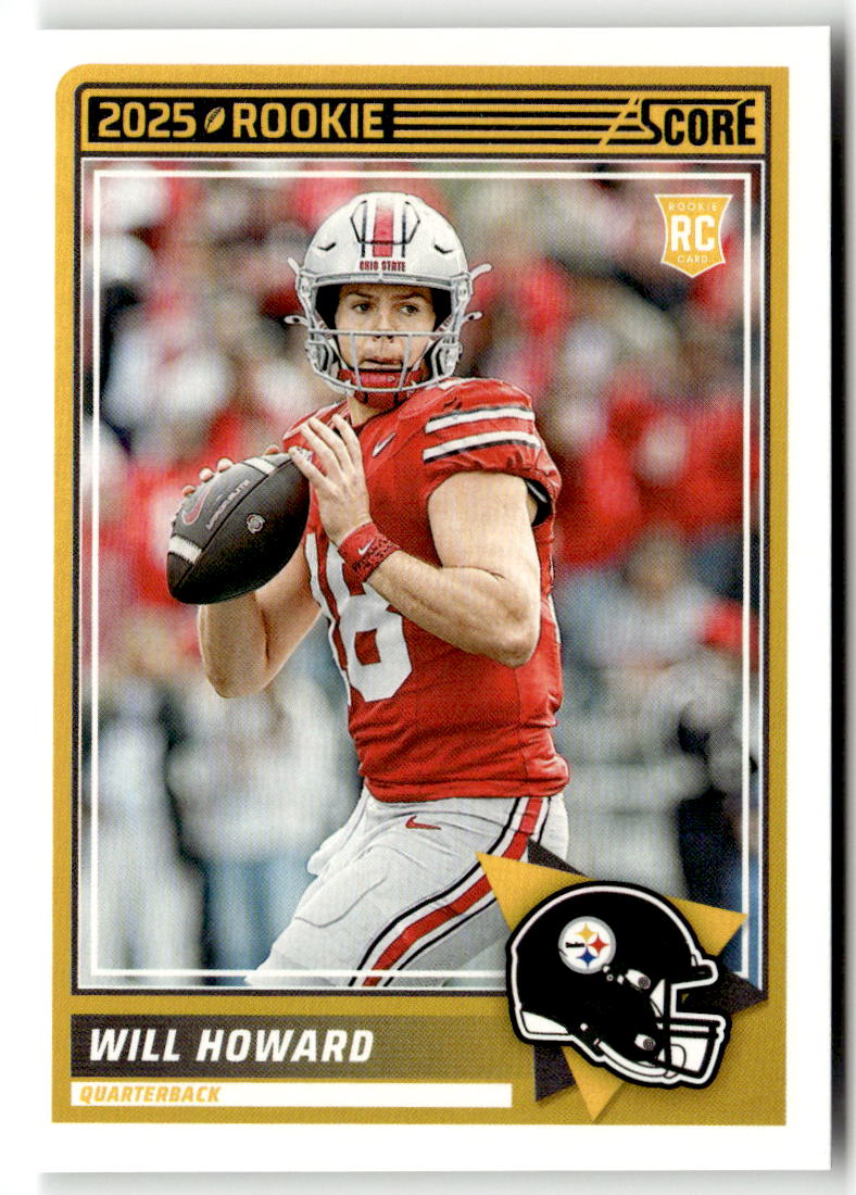 2025 Panini Score Rookie Will Howard #3 (RC) front