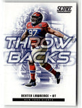 2025 Panini Score Throwbacks Dexter Lawrence #16 front