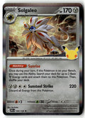 2016 30th Celebration Solgaleo #105 front