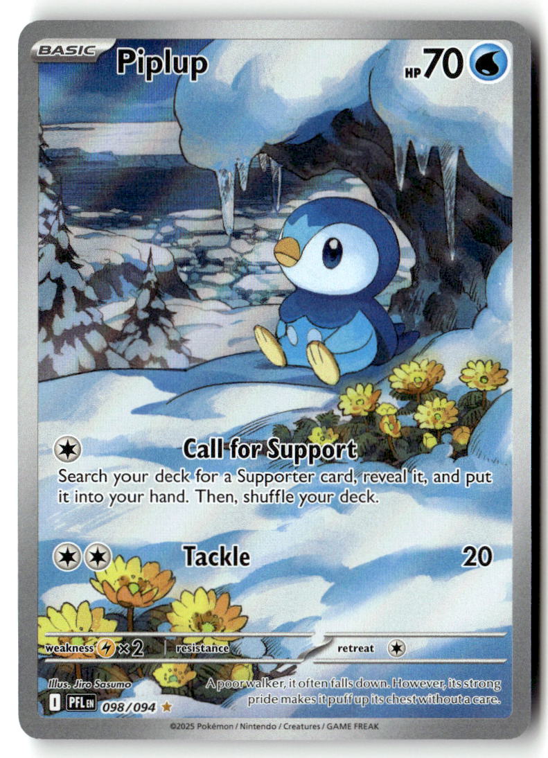 2025 Phantasmal Flames Piplup #98 front
