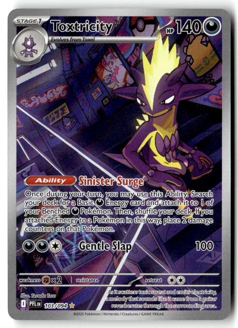 2025 Phantasmal Flames Toxtricity #103 front