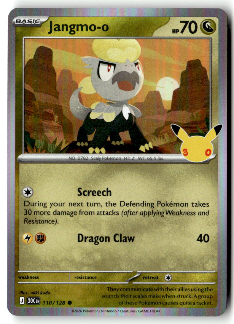 2026 30th Celebration Jangmo-o #110 front