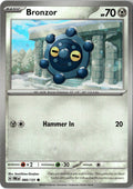 Front of Bronzor (Master Ball Pattern) 066/131 from Prismatic Evolutions