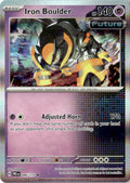 Front of Iron Boulder 046/131 from Prismatic Evolutions
