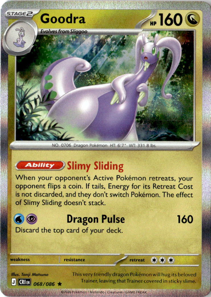 Front of Goodra 068/086 from Chaos Rising