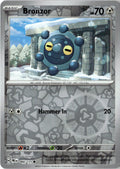 Front of Bronzor 066/131 from Prismatic Evolutions