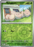 Front of Exeggcute 001/131 from Prismatic Evolutions