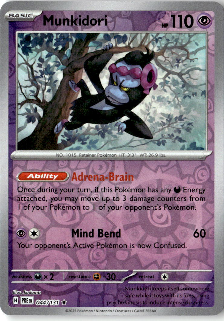 Front of Munkidori 044/131 from Prismatic Evolutions