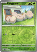 Front of Exeggcute 001/131 from Prismatic Evolutions