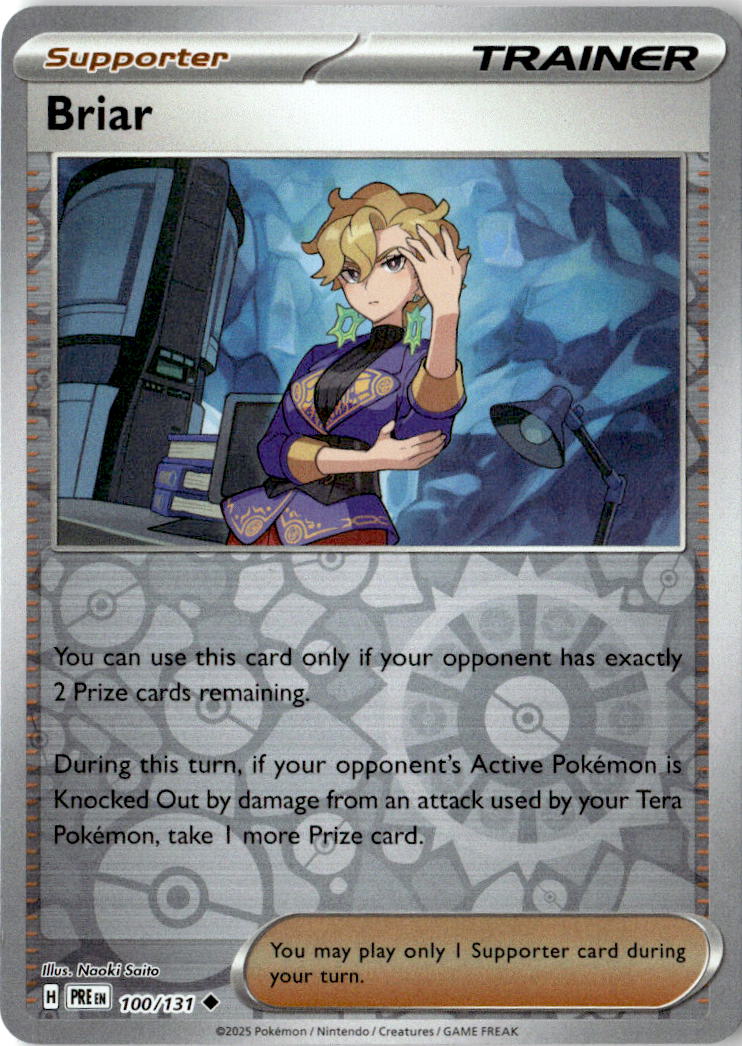 Front of Briar 100/131 from Prismatic Evolutions