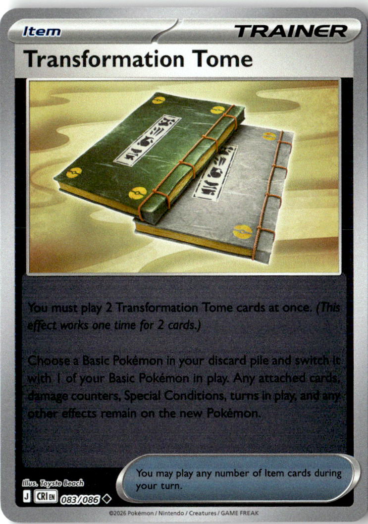 Front of Transformation Tome 083/086 from Chaos Rising