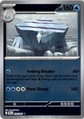 Front of Avalugg 024/086 from Chaos Rising