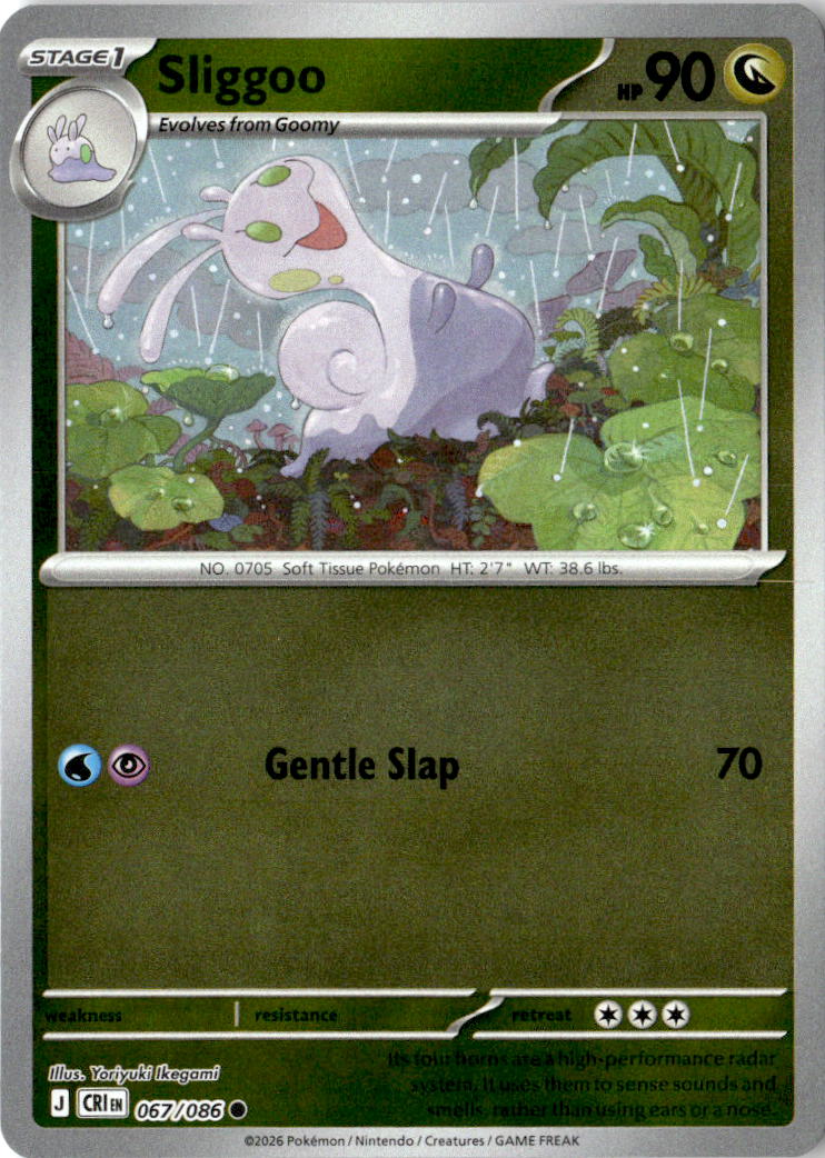 Front of Sliggoo 067/086 from Chaos Rising