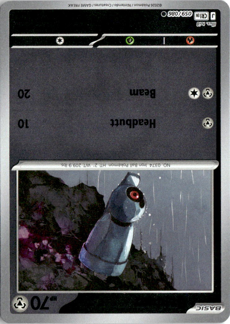 Front of Beldum 059/086 from Chaos Rising