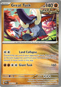 Front of Great Tusk 055/131 from Prismatic Evolutions