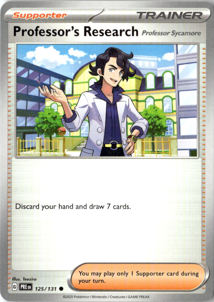 Front of Professor's Research [Professor Sycamore] 125/131 from Prismatic Evolutions