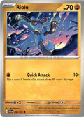 Front of Riolu 050/131 from Prismatic Evolutions