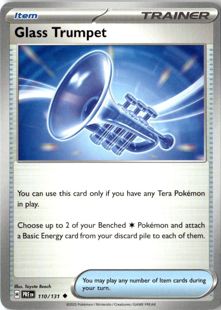 Front of Glass Trumpet 110/131 from Prismatic Evolutions