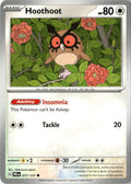 Front of Hoothoot 077/131 from Prismatic Evolutions