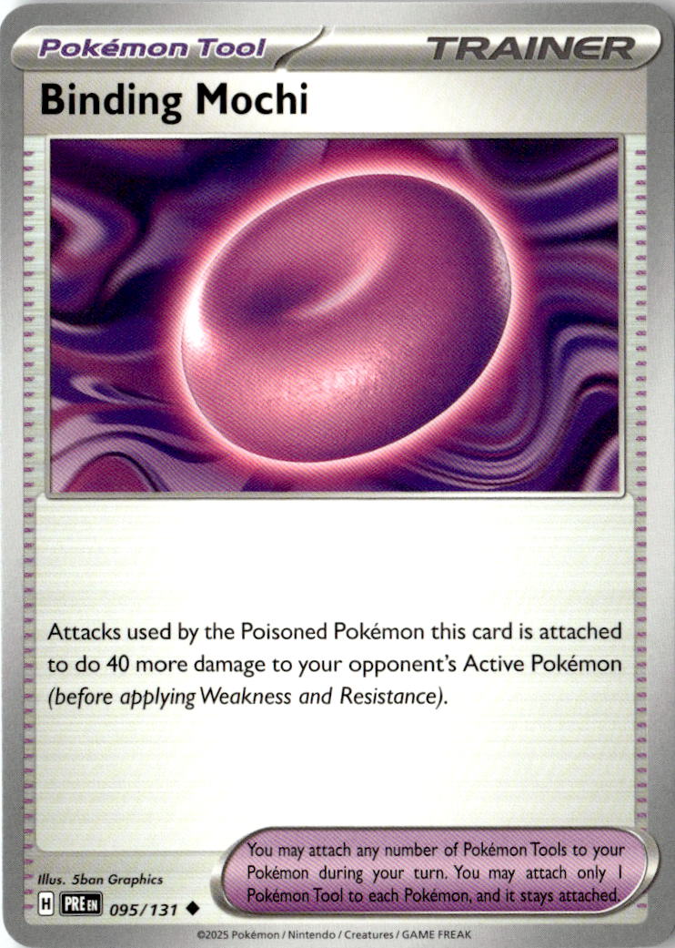 Front of Binding Mochi 095/131 from Prismatic Evolutions