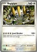Front of Regigigas 086/131 from Prismatic Evolutions