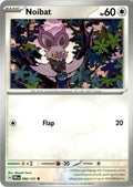 Front of Noibat 090/131 from Prismatic Evolutions