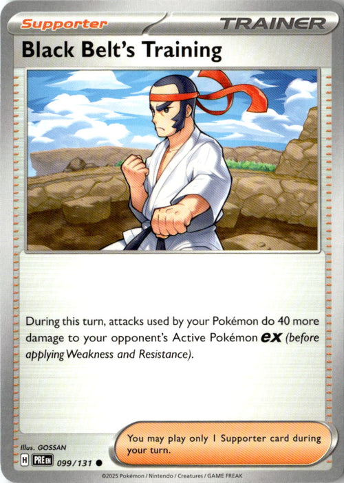 Front of Black Belt's Training - 099/131 099/131 from Prismatic Evolutions