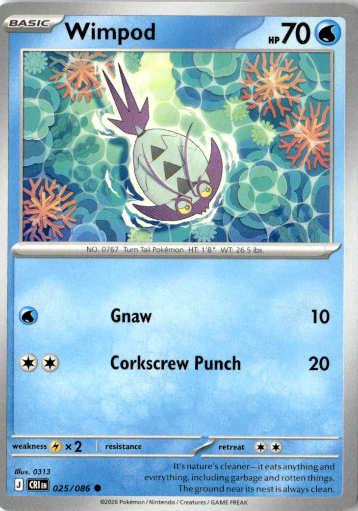 Front of Wimpod 025/086 from Chaos Rising