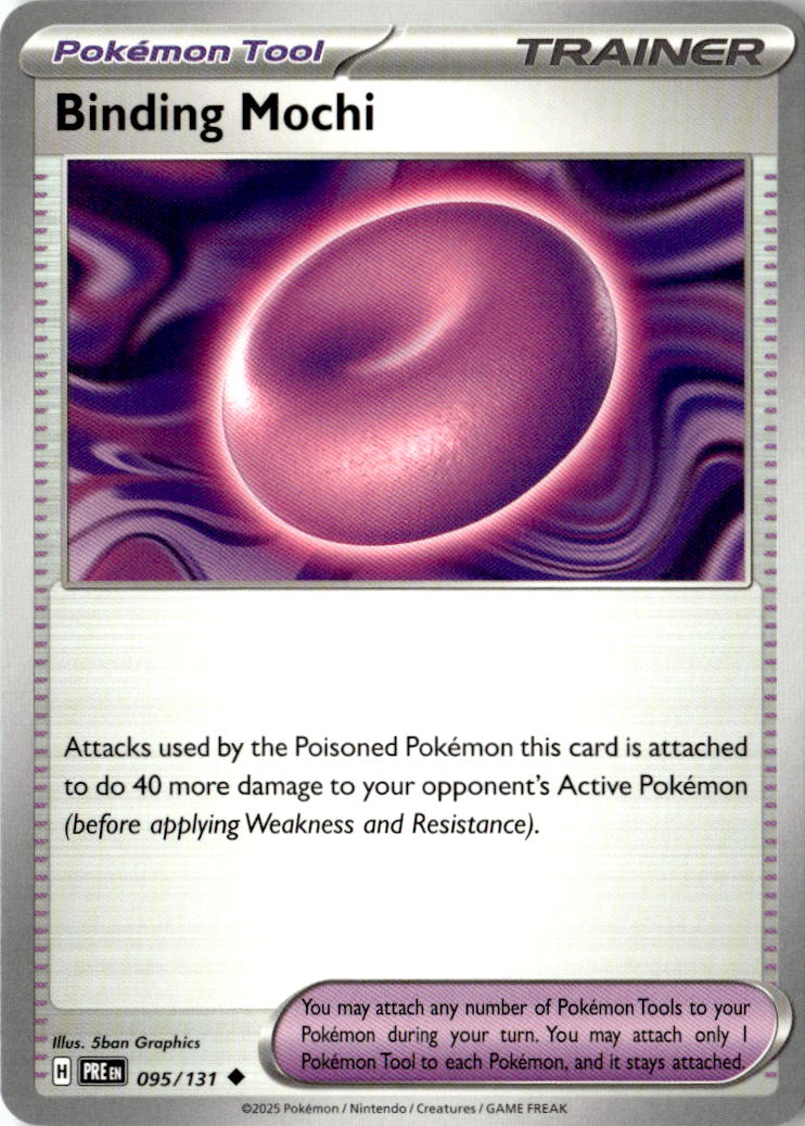 Front of Binding Mochi 095/131 from Prismatic Evolutions