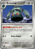Front of Bronzong 067/131 from Prismatic Evolutions