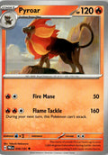 Front of Pyroar 016/131 from Prismatic Evolutions