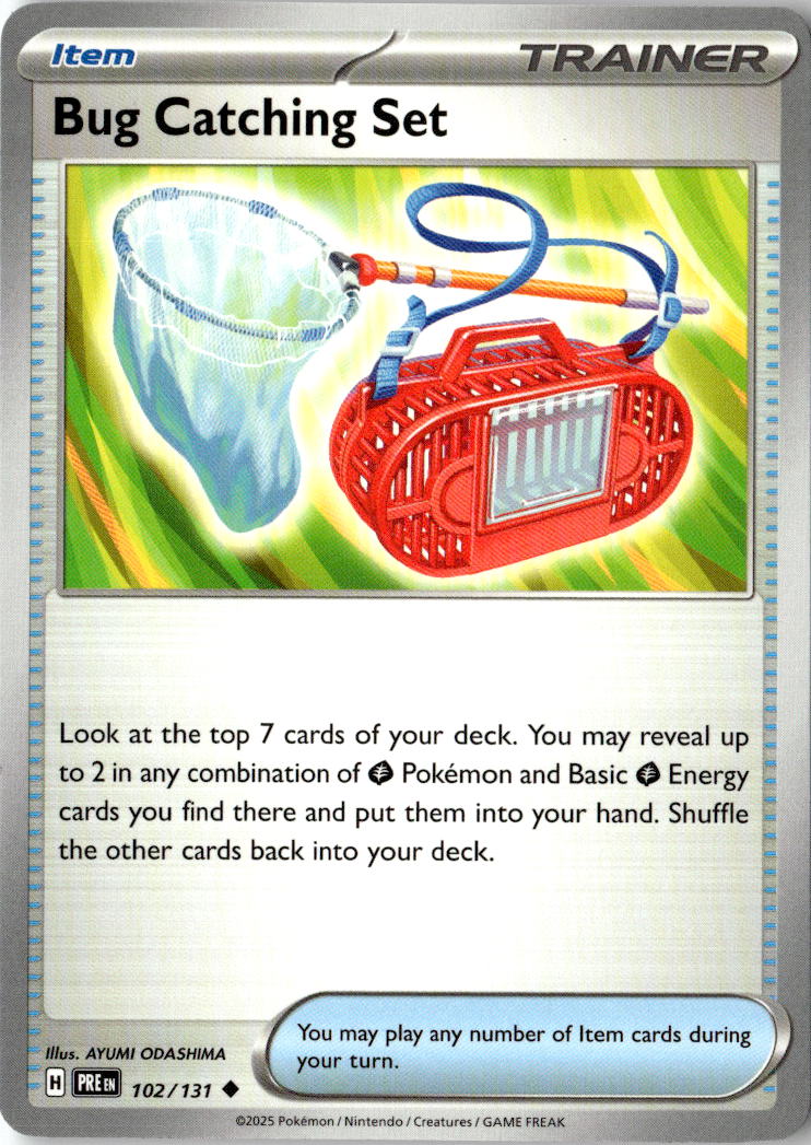 Front of Bug Catching Set 102/131 from Prismatic Evolutions