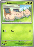 Front of Exeggcute 001/131 from Prismatic Evolutions