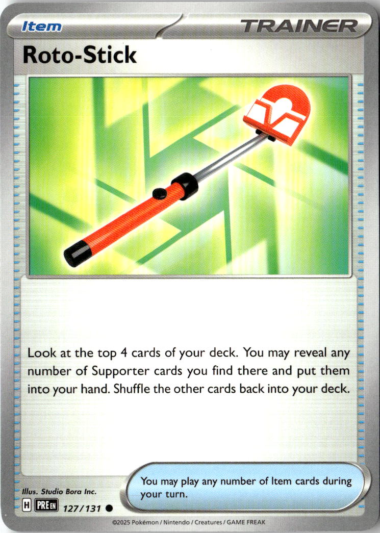Front of Roto-Stick 127/131 from Prismatic Evolutions