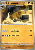Front of Hippowdon 053/131 from Prismatic Evolutions